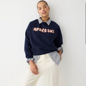 Jcrew Après-ski crewneck navy sweatshirt Size M